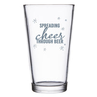 Cheer through Beer Ludington Bay Brewing Co. Pint Glass