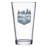Cheer through Beer Ludington Bay Brewing Co. Pint Glass
